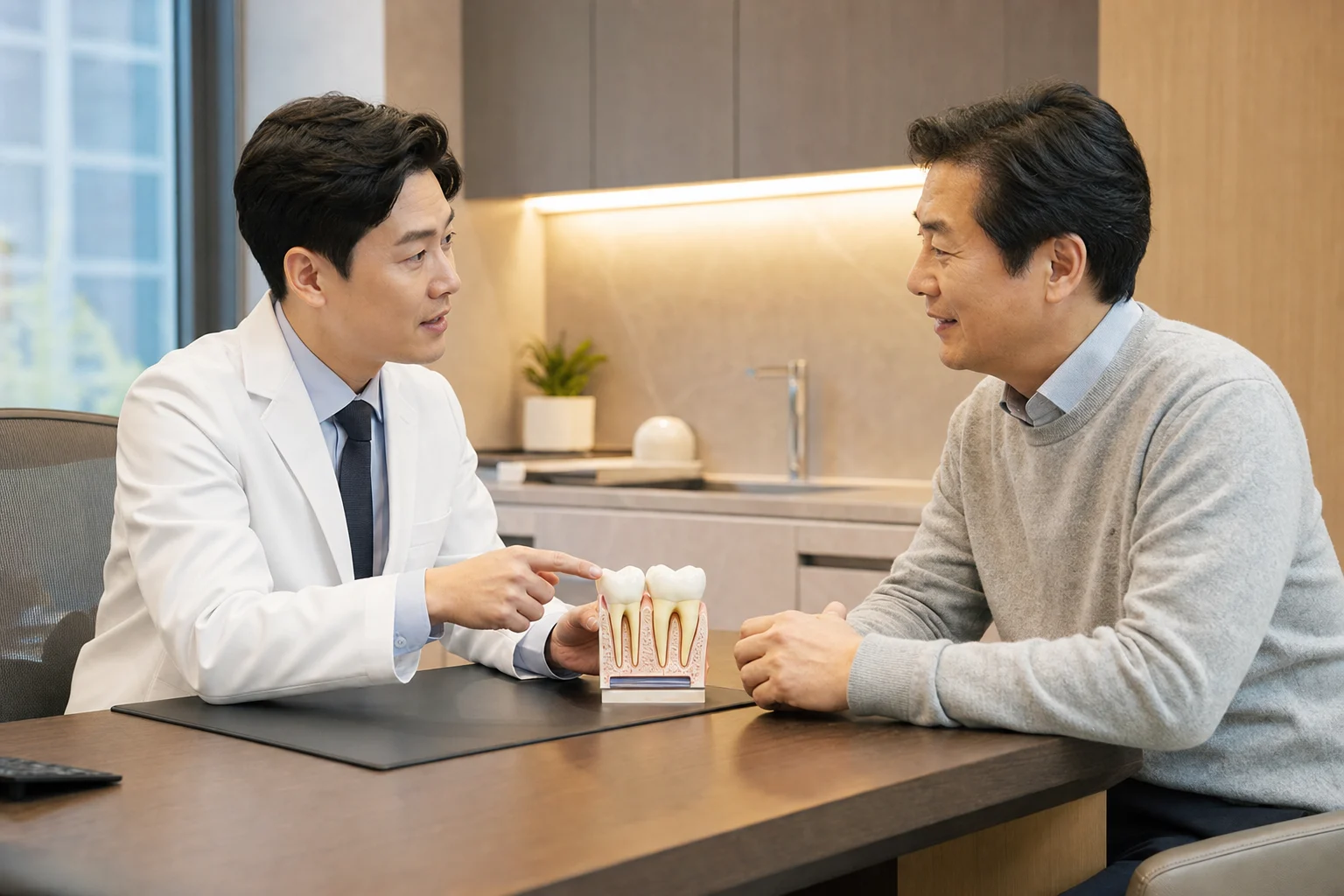 실활치 미백 관련 진료 환경